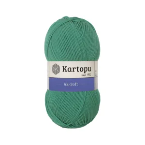 Kartopu Aksoft Koyu Çağla El Örgü İpliği K472