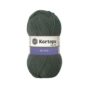 Kartopu Aksoft Küf Yeşil El Örgü İpliği K479