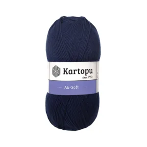 Kartopu Aksoft Lacivert El Örgü İpliği K632
