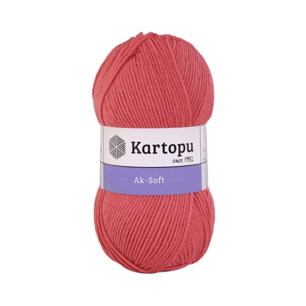 Kartopu Aksoft Mercan El Örgü İpliği K260