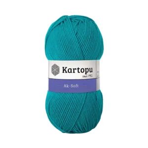 Kartopu Aksoft Okyanus Mavi El Örgü İpliği K482