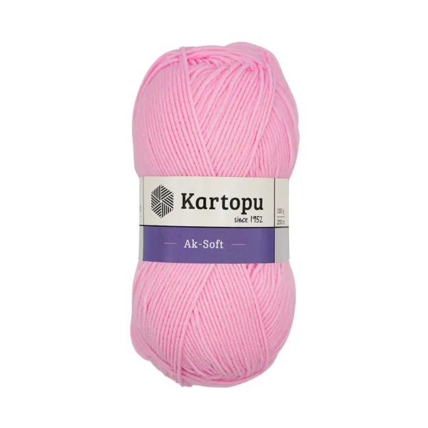 Kartopu Aksoft Pembe El Örgü İpliği