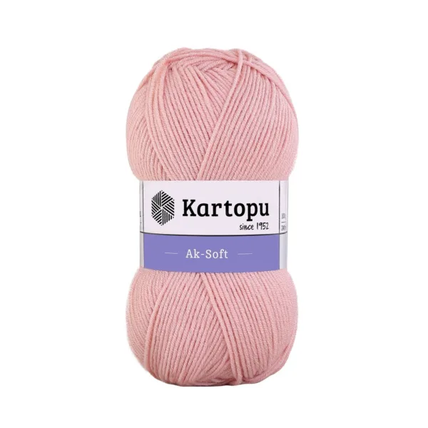 Kartopu Aksoft Pudra El Örgü İpliği K258