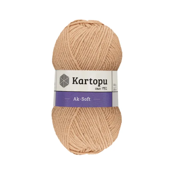 Kartopu Aksoft Sütlü Kahve El Örgü İpliği