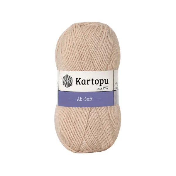 Kartopu Aksoft Ten El Örgü İpliği
