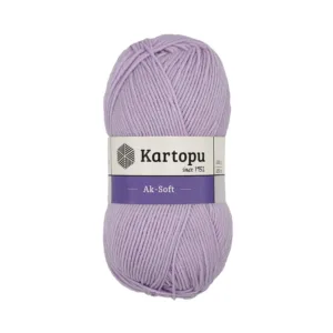 Kartopu Aksoft Uçuk Lila El Örgü İpliği