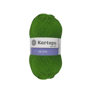 Kartopu Aksoft Yeşil El Örgü İpliği
