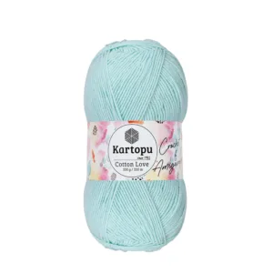 Kartopu Cotton Love Açık Su Yeşili Örgü İpliği K547