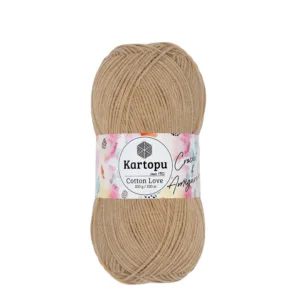 Kartopu Cotton Love Bej Örgü İpliği
