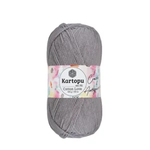 Kartopu Cotton Love Gri Örgü İpliği