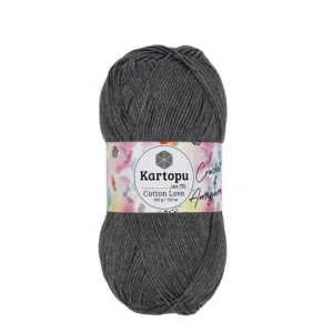 Kartopu Cotton Love Koyu Gri Örgü İpliği