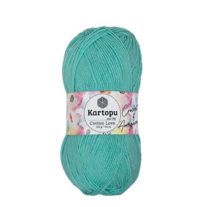 Kartopu Cotton Love Koyu Su Yeşil Örgü İpliği K507