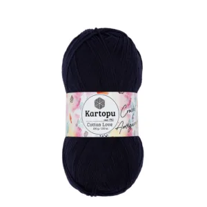 Kartopu Cotton Love Lacivert Örgü İpliği K630
