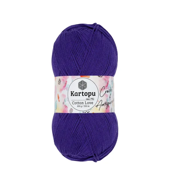 Kartopu Cotton Love Mor Örgü İpliği