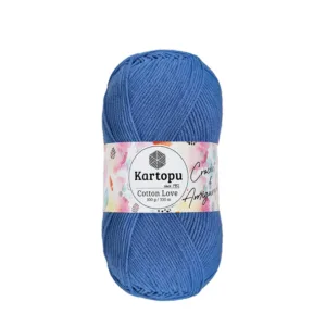 Kartopu Cotton Love Önlük Mavi Örgü İpliği K620