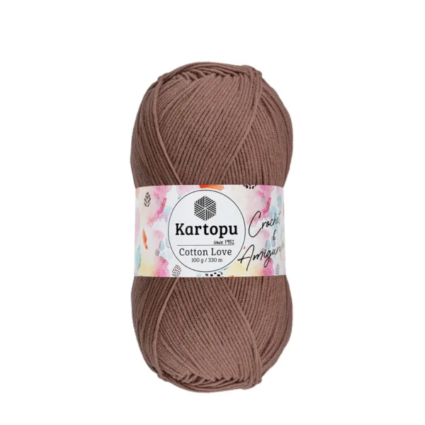 Kartopu Cotton Love Sütlü Kahve Örgü İpliği,