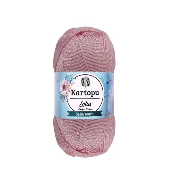 Kartopu Lotus Açık Pembe Örgü İpi