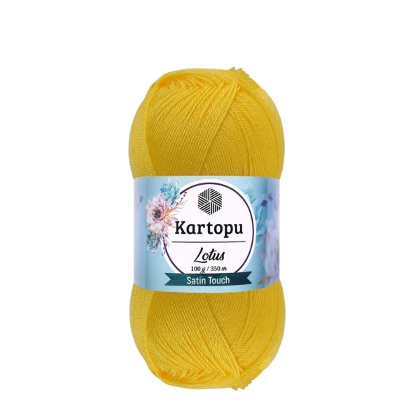 Kartopu Lotus Açık Sarı Örgü İpi