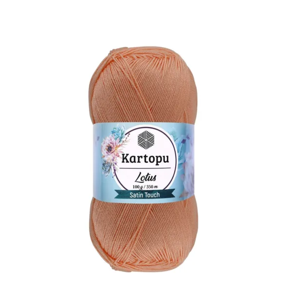 Kartopu Lotus Açık Yavruağzı Örgü İpi