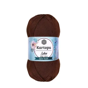 Kartopu Lotus Kahverengi Örgü İpi