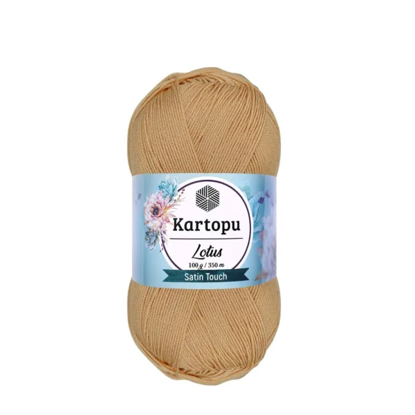 Kartopu Lotus Kavun Sarı Örgü İpi
