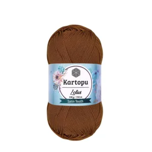 Kartopu Lotus Koyu Hardal Örgü İpi