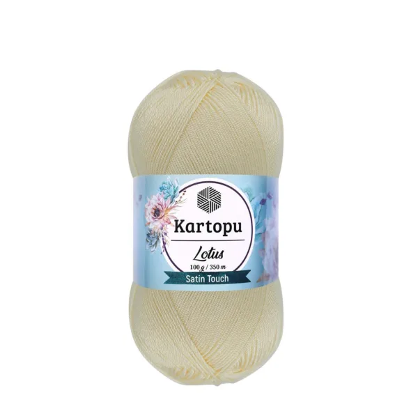 Kartopu Lotus Krem Örgü İpi