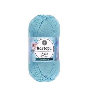 Kartopu Lotus Mavi Örgü İpi