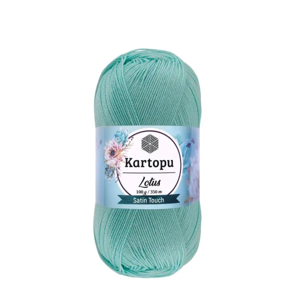 Kartopu Lotus Mint Örgü İpi
