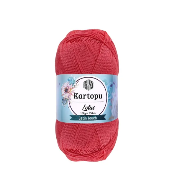 Kartopu Lotus Şeker Pembe Örgü İpi
