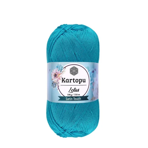 Kartopu Lotus Turkuaz Örgü İpi