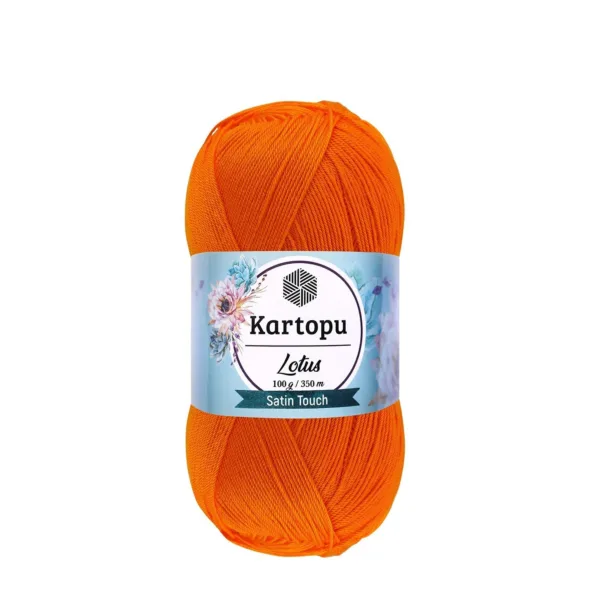 Kartopu Lotus Turuncu Örgü İpi
