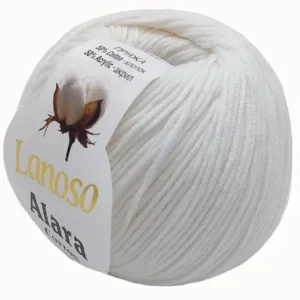 Lanoso Alara Beyaz Amigurumi İpliği