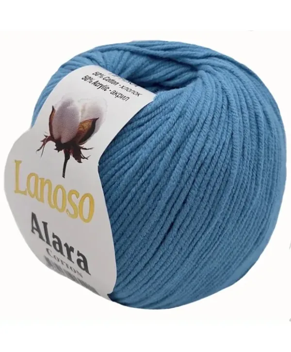 Lanoso Alara İspirto Mavi Amigurumi İpliği 961