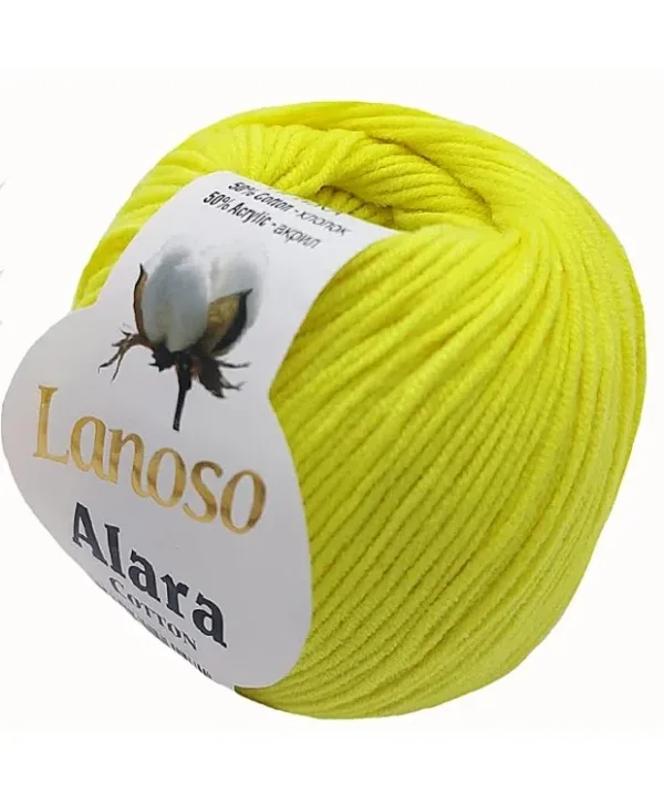 Lanoso Alara Neon Sarı Amigurumi İpliği 970