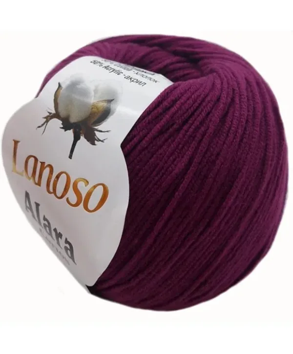 Lanoso Alara Patlıcan Moru Amigurumi İpliği 959