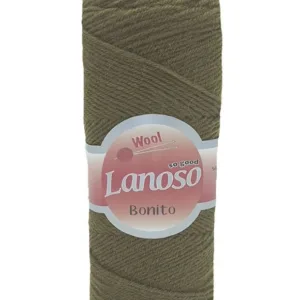 Lanoso Bonito Asker Yeşil Örgü İpliği 912