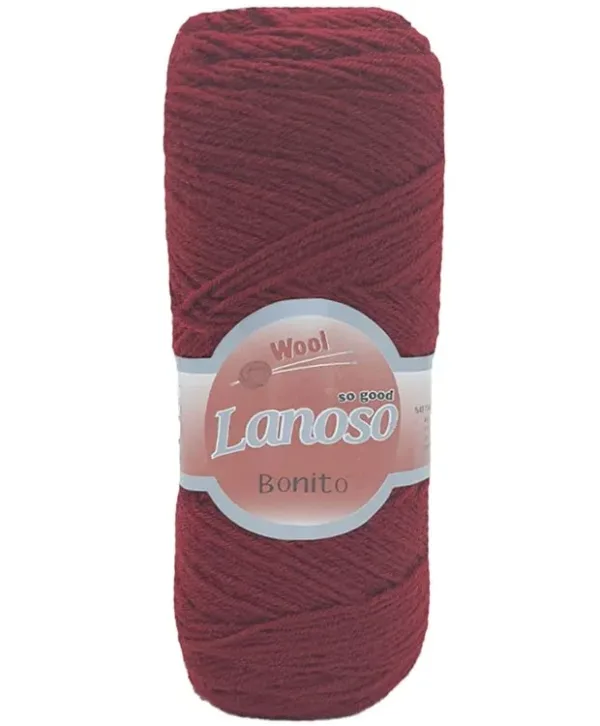 Lanoso Bonito Bordo Örgü İpliği 957