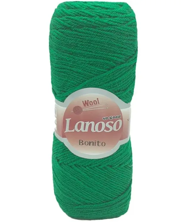 Lanoso Bonito Çimen Yeşil Örgü İpliği 920