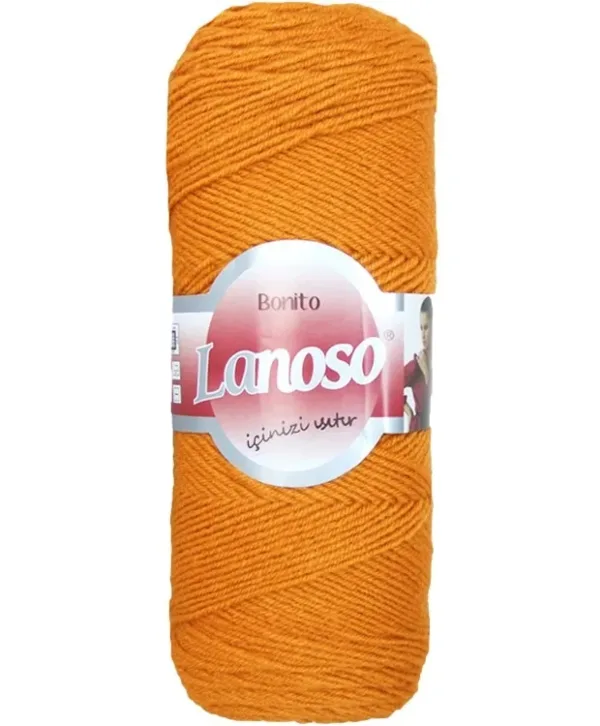 Lanoso Bonito Hardal Örgü İpliği 903
