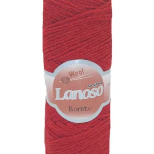 Lanoso Bonito Kırmızı Örgü İpliği 956