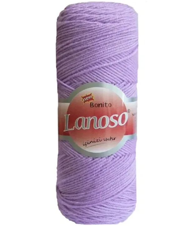 Lanoso Bonito Lila Örgü İpliği 947