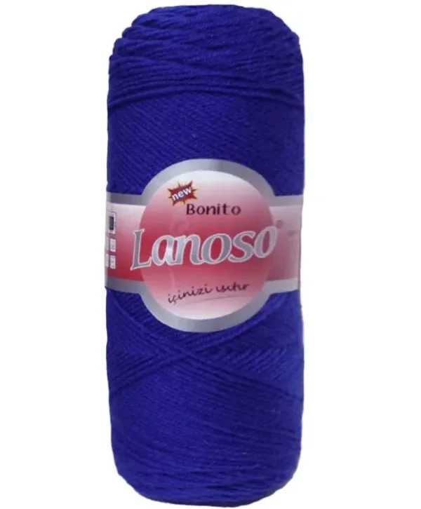 Lanoso Bonito Saks Mavi Örgü İpliği 954