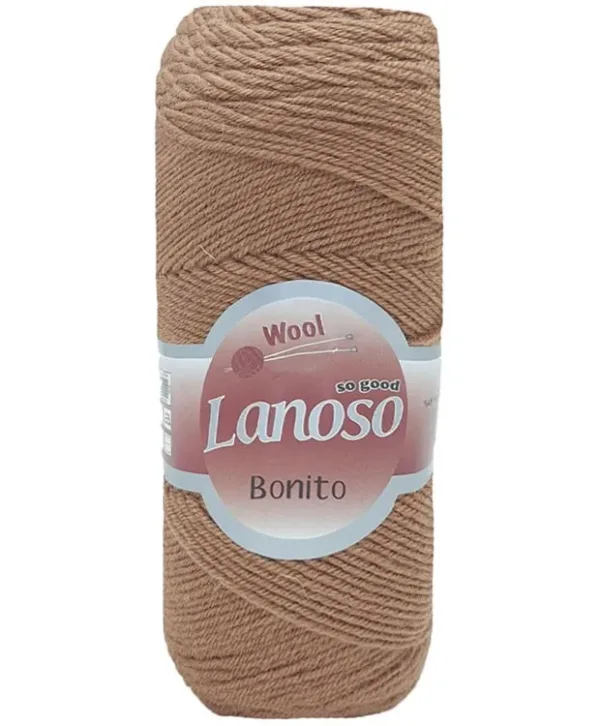 Lanoso Bonito Sütlü Kahve Örgü İpliği 905