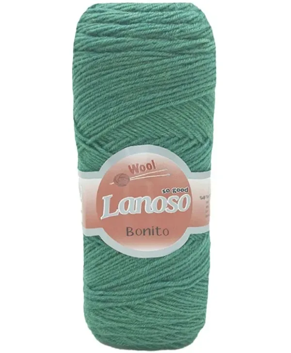 Lanoso Bonito Yeşil Örgü İpliği 918