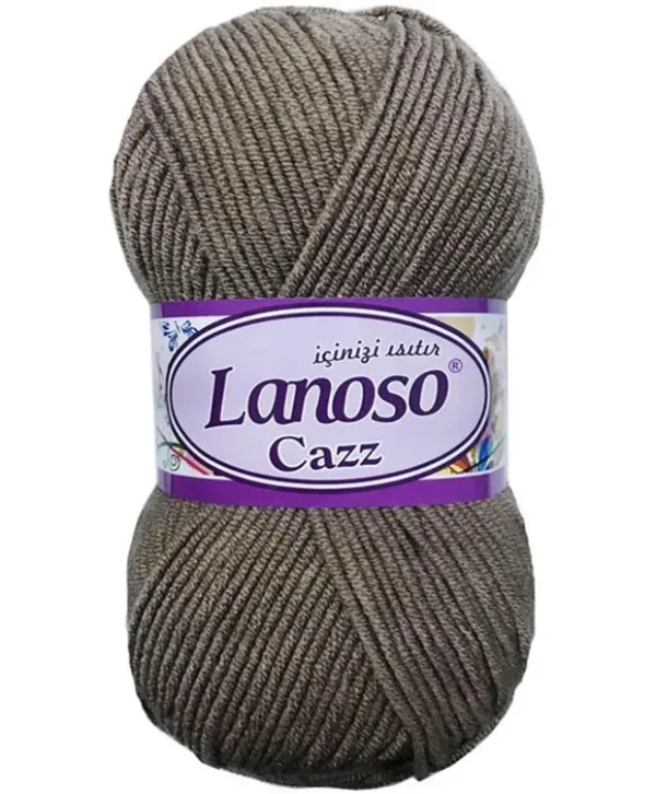 Lanoso Cazz Açık Kahve Örgü İpliği 909