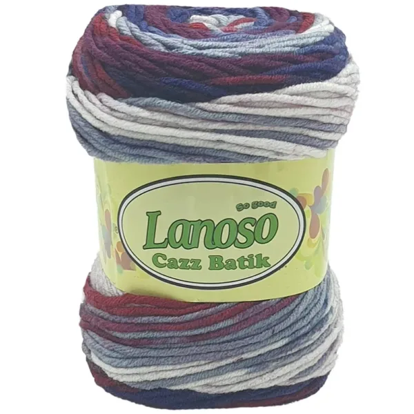 Lanoso Cazz Batik El Örgü İpliği 702