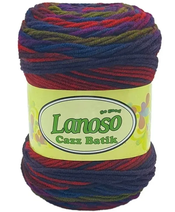 Lanoso Cazz Batik El Örgü İpliği 711