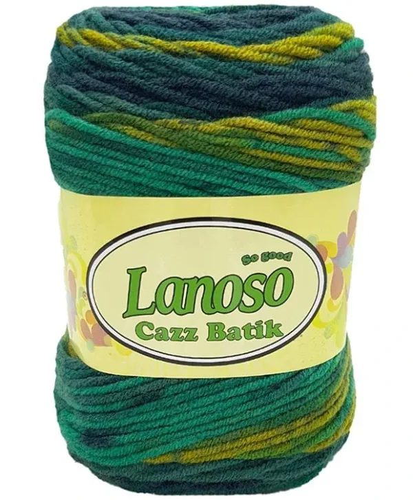 Lanoso Cazz Batik El Örgü İpliği 712