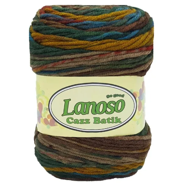 Lanoso Cazz Batik El Örgü İpliği 715
